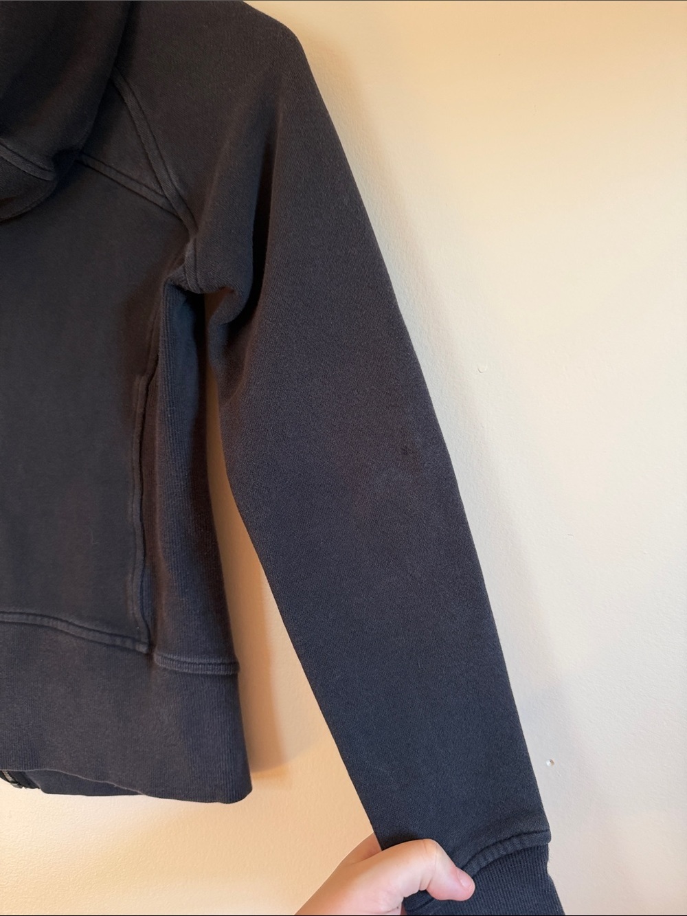 lululemon athletica Scuba Hoodie Black Full-Zip Hooded Sweatshirt sz 2 - Picture 11 of 11
